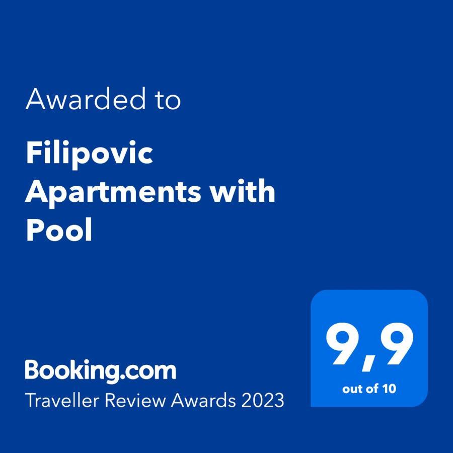 Filipovic Apartments With Pool Biograd Na Moru Dış mekan fotoğraf